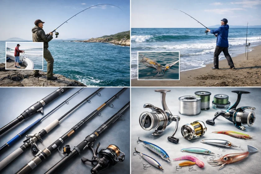 Είδη αλίειας και καλάμια ψαρέματος